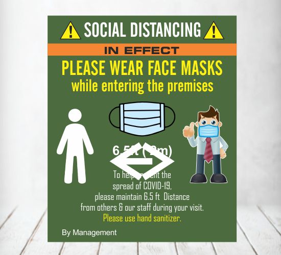 Social Distancing Poster